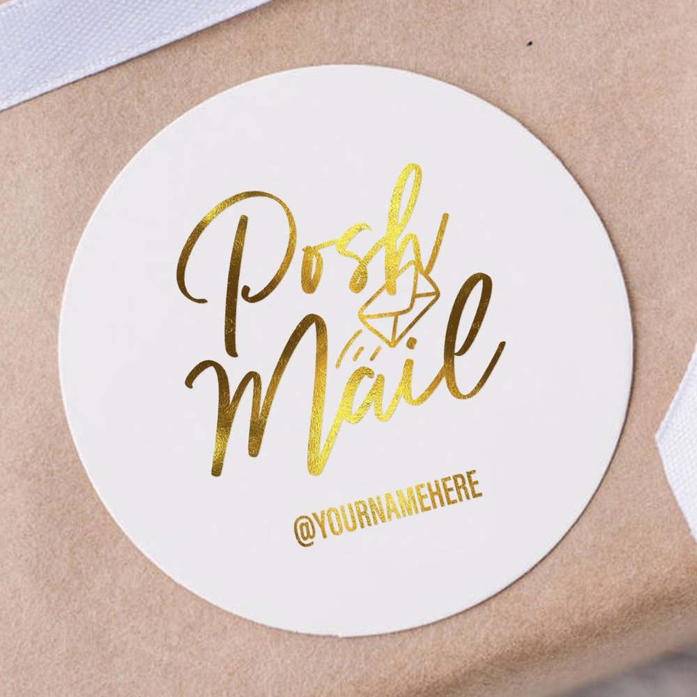 Thank You For Shopping My Closet! Stickers & Labels with your custom wor…